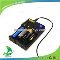Nitecore IntelliCharger i4 universal smart Li-ion Ecig Battery charger with 4 bay