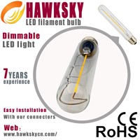 The Color Temperature Adjustable 6W LED filament light