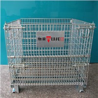 wholesale collapsible foldable wire container for storage