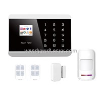 GSM + PSTN Alarm System Touch Keypad