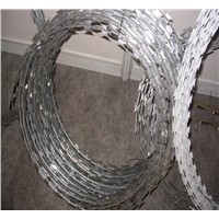 Hot Dipped Galvanized Razor Wire / Stainless Steel Razor Wire / Concertina Razor Wire