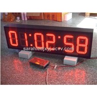 Hot sale outdoor red led digital clock