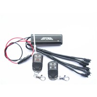 Single Color Dual-way Control Box M Plug 6 Ch Output &amp;amp; 2 Remote Controls For Motorcycle LED Lights