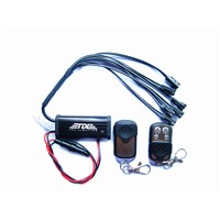 Single Color LED StripControl Box Male Plug 6 Ch Output &amp;amp; 2 Remotes For Motorcycle Underbody Lights