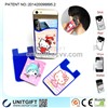 Silicone card holder adhesive