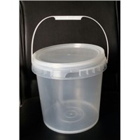10L  Transparent Plastic Barrel  , Food Grade ,with FDA Certificate