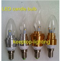 Competitive price SMD LED candle bulbs,3W 4W 5W LED candle lamp,E27/E17 LED candle lights