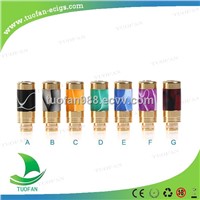 New Product Hot selling 510 Gold + Viscolor e cig 510 wide bore drip tip