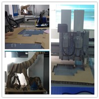 cardboard toys CNC cutting plotting sample making machine