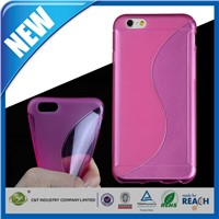 C&amp;amp;T 2014 CLEAR S Line gel soft tpu cover case for iphone 6