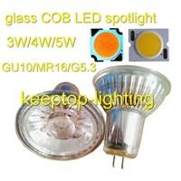 Cheap price glass housing COB LED spotlight,COB LED 3W/4W/5W ceiling spotlight,MR16/GU10 spotlight