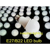 Energy saving 3W/5W/7W/9W/12W LED Bulb Light,E27/E14/B22 LED bulb lamps,aluminum housing