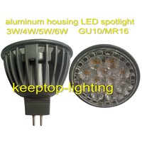 OSRAM LED spotlight, aluminium body LED MR16 GU10 spotlight,3W/4W/5W/6W LED ceiling Spotlight,CRI80