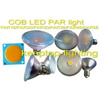 glass body 5W to 30W COB LED PAR light,PAR16/PAR20/PAR30/PAR38/PAR46/PAR56 COB LED PAR lamp