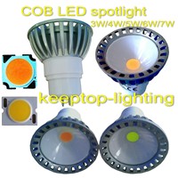 high quality aluminium body COB LED spotlight, COB LED 3W/4W/5W MR16/GU10 ceiling Spot light,CRI80