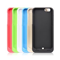 For iPhone 6 3500mAh External Backup Battery Charger Power Bank Rechargable Power Case With Stand