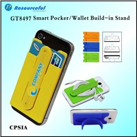 Silicone Mobile Phone Pocket with holder