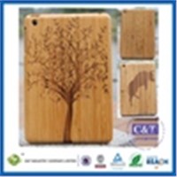 C&& Top quality natural handmade wood for ipad case