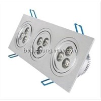 Factory wholesale CE Rohs certificated 9W square Led Ceiling Light Commercial