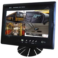 7 Inch TFT LCD Quad Monitor