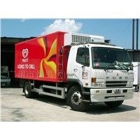 Fiberglass/FRP Refrigerated Truck Body for Ice Cream Transportation