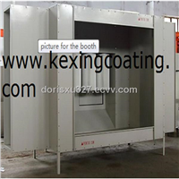 Competitiv powder coating booth PCB34001
