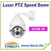 200M IR PTZ  High Speed Dome Camera with IR-Vision 200meters PTZ Camera