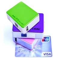 credit card size portable power bank with 4400mAh