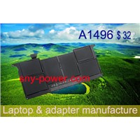 A1496 battery for Apple Macbook pro 13&amp;quot; MC504 A1369 A1466 A1496 laptop