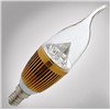 5W 360 degree Warm/Cool white Clear Glass cover E14 base Candle LED Filament Lamp