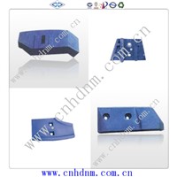 concrete batching plant spare parts wear steel mixing blades