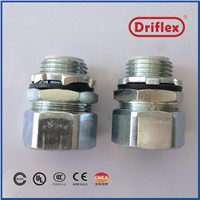 Galvanzied Steel Straight Electrical Flexible Conduit Connector