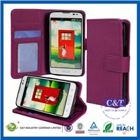 C&amp;amp;T New design practical wholesale leather pu case for lg l70 flip cover