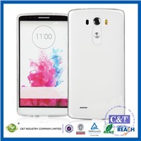 C&amp;amp;T simple design good quality clear soft tpu for lg g3 case
