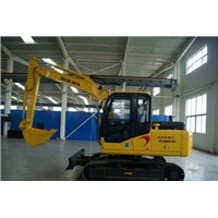 Crawler excavator moving type hydraulic system