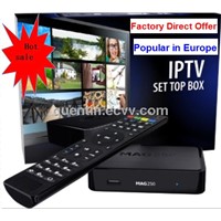 European Hot Sale Mag250 Linux System IPTV Set Top Box Without Including IPTV Account
