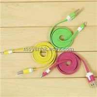 Flat USB cable with PVC jacket