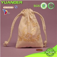 Good quality unique natural jute pouch with cotton handles