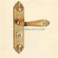 Euro style zinc alloy bedroom locks 50mm central distance