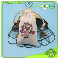 New Style White Promotional Printed Cotton Pouch Manufacturer