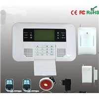 Lcd home safe gsm &amp;amp; pstn security alarm system