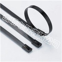 Stainless  Steel  Epoxy  Ful l  Coated  Cable  Ties-Ball  Lock  Type