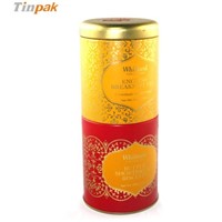 wholesale distinctive tall airtight round tea tin