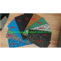Colorful EPDM rubber flooring sheet