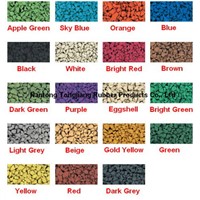 Colorful EPDM rubber granules