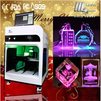 2D 3D crystal photo  cube laser inner engraving machine HSGP-2KD
