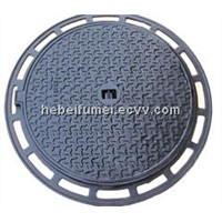 B125 ductile iron round manhole cover and frame