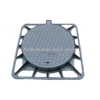 square ductile iron  D400 manhole cover