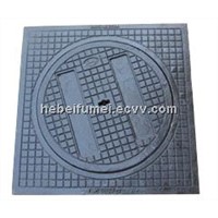 square manhole cover grey iron
