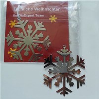 Snowflake Bookmark, Metal Bookmark, Brass Bookmark,Promotion Gifts